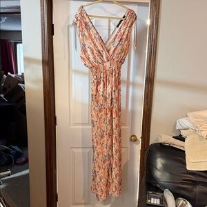 Iris Setlakwe Vibrant Orange Maxi Dress